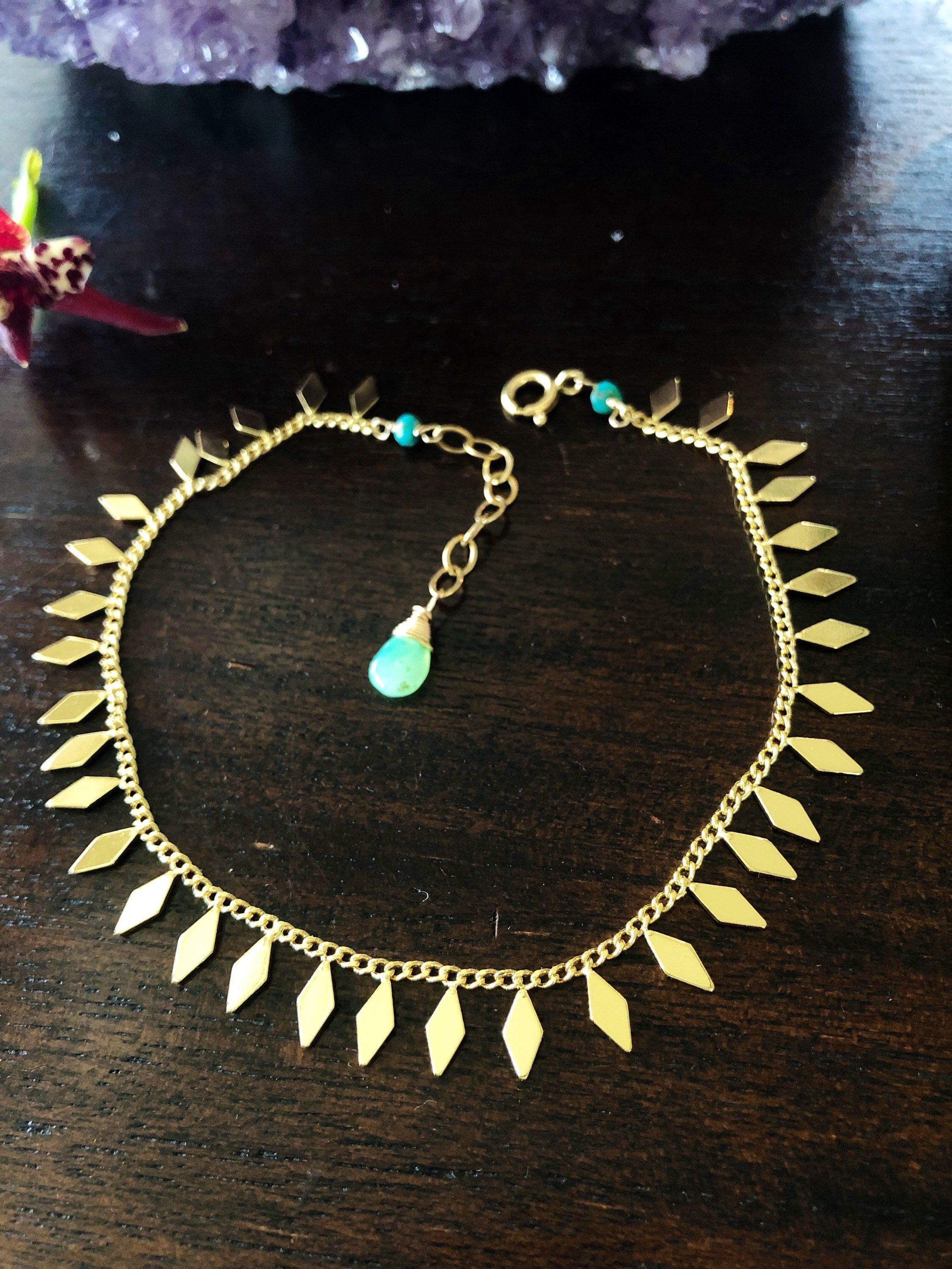 Maui Beach Gold Anklet